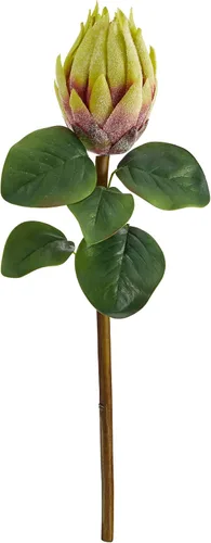 Miniatura 4 de Nearly Natural Flor artificial King Protea de 23 pulgadas (juego de 4)