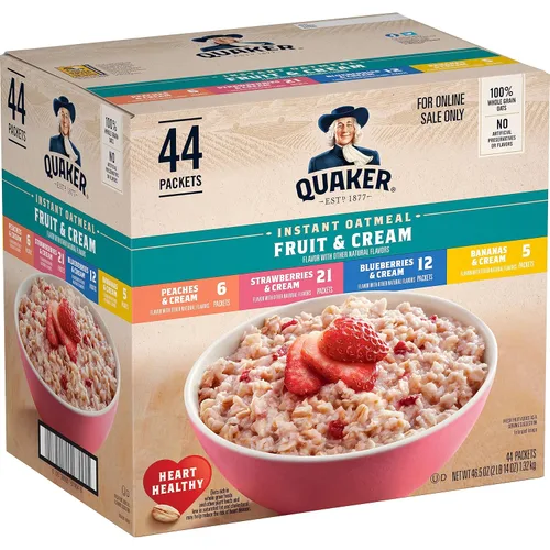 Miniatura 16 de Quaker Avena instantánea, arce y azúcar morena, paquetes individuales, 1.51 onzas (paquete de 48)
