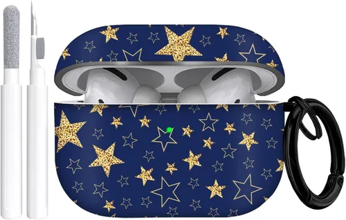 Miniatura 22 de Gedicht Funda para Airpods Pro, lindo diseño de fútbol de TPU suave fundas para Airpods Pro 1ª generación, a prueba de golpes para Airpods Pro 2019