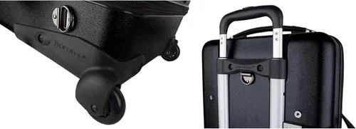 Miniatura 5 de Protec Micro ZIP - Estuche triple para trompeta con ruedas, color negro, modelo BLT301T