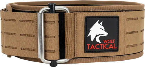 Miniatura 9 de WOLF TACTICAL Cinturón de levantamiento de pesas - Cinturón de peso para hombres, cinturón de levantamiento de pesas para levantamiento de pesas