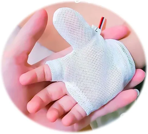 Miniatura 5 de 4 piezas de tope de succión de pulgar para niños y bebés, protector de pulgar para chupar el pulgar (S)