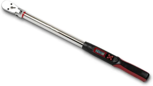 Miniatura 18 de Llave dinamométrica digital de 1/2 pulgada Tapha Tools, rango de torque 7.4-147.5 ft-lb (10-200 N-m), precisión ±2%, notificación LED y timbre