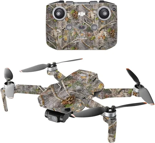 Miniatura 22 de MightySkins Compatible con DJI Mini 2 Dron portátil – Camuflaje rojo Funda protectora de vinilo duradera y única Fácil de aplicar, quitar