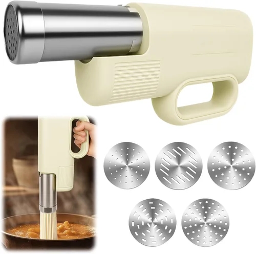 5 En 1 Máquina Automática Eléctrica para Hacer Pasta - Máquina Portátil de Pasta para Hacer Pasta Casera, DIY Appam, Idiyappam, Fabricante de Fideos
