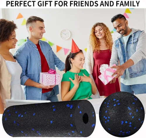 Miniatura 7 de Mini rodillo de espuma extra – Rodillo de masaje de alta densidad, rodillo de yoga extra pequeño para terapia física, liberación miofascial, tejido