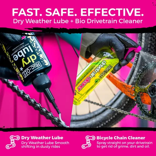 Miniatura 6 de Muc-Off Bio Drivetrain Cleaner Efectivo Limpiador y Desengrasante Biodegradable en Aerosol para Cadena de Bicicleta Apto para Todo Tipo