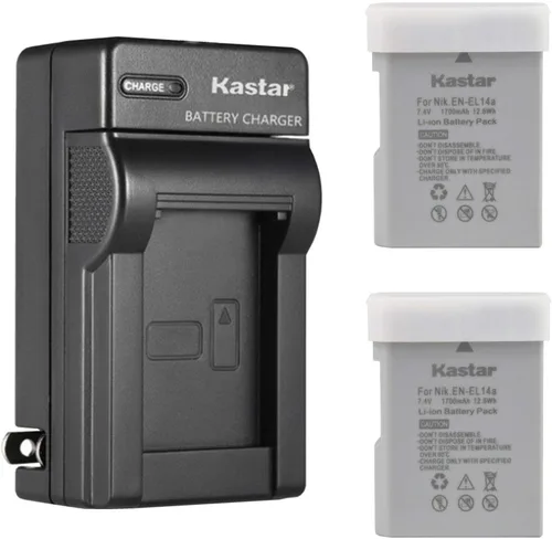 Miniatura 5 de Kastar Reemplazo del cargador de batería de pared de CA para Nikon EN-EL14a, EN-EL14b, EN-EL14c, EN-EL14, batería Nikon MH-24a, cargador MH-24