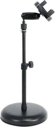 Miniatura 5 de Rockville iStand 7 - Soporte de escritorio ajustable para iPad/iPhone/tablet/teléfono, giro 360, clip de micrófono incluido, perfecto para karaoke