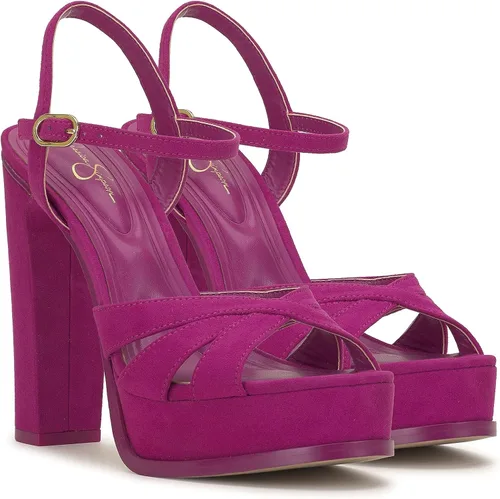 Miniatura 7 de Jessica Simpson Sandalias de plataforma con tacón de bloque Giddings para mujer