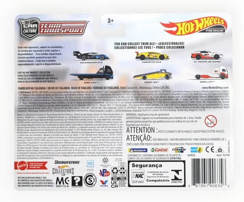 Miniatura 2 de Hot Wheels Toyota GR Supra Aero Lift '21 - Equipo de transporte #37