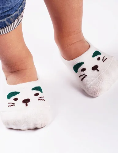 Miniatura 2 de 6 pares de calcetines de algodón de moda para niños y niñas