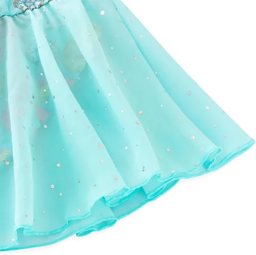 Miniatura 52 de EQSJIU Leotardo de baile de manga larga para niñas, vestido de ballet brillante con copo de nieve, tutú con falda tutú para niñas