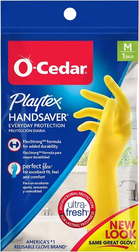 Miniatura 2 de Playtex Handsaver Reusable Rubber Gloves (Medium, Pack - 1)