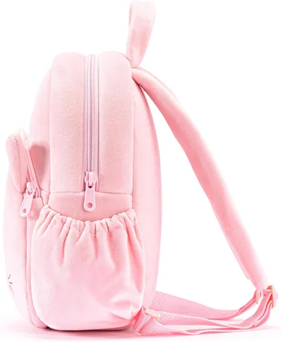 Miniatura 30 de Lazada Mochila para niños pequeños, juguetes de animales de peluche, mochila pequeña, color gris, 9.5 pulgadas