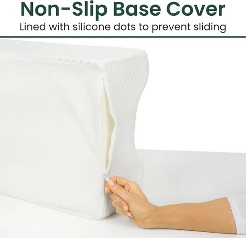 Miniatura 8 de Xtra-Comfort Almohada de elevación de piernas: cuña de pierna para rodilla, hinchazón, elevación, después de la cirugía imprescindible – Post