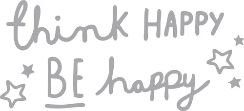 Miniatura 13 de Decaltor Think Happy Be Happy - Calcomanía para pared, con texto en inglés "Think Happy Be Happy" (texto en inglés) con texto en inglés "Think Happy
