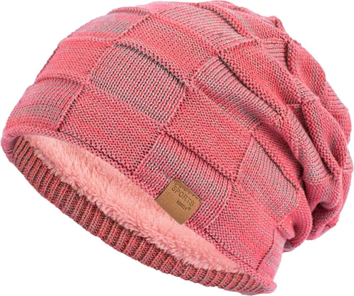 Miniatura 44 de Vgogfly Slouchy Beanie for Men Winter Hats for Guys Cool Beanies Mens Lined Knit Warm Thick Skully Stocking Binie Hat