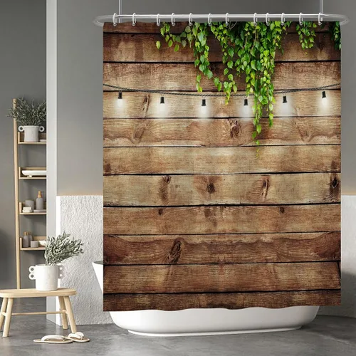 Miniatura 105 de Baocicoo - Cortina de ducha de abeja de miel, diseño de abeja de caricaturas, pista voladora, rústica, floral, para baño, decoración de bañera
