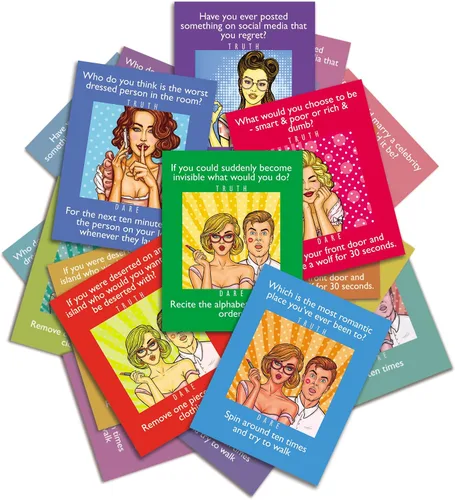 Miniatura 2 de Truth Or Dare: Juego de fiesta divertido de 100 preguntas para adultos o regalo travieso para parejas con desafíos divertidos y verdades terribles