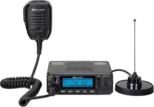 Miniatura 2 de Midland® MXT500 Radio móvil GMRS de 50 vatios - para granjas, ranchos, overlanding, senderos y todoterreno - 8 canales repetidores, diseño compacto