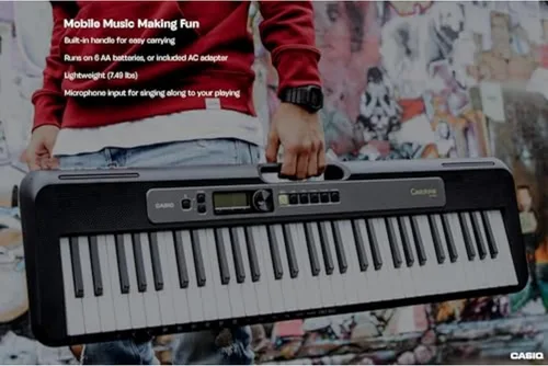 Miniatura 7 de Casio Casiotone LK-S250 - Teclado portátil iluminado de 61 teclas Respuesta táctil Sistema de iluminación de teclas, 400 tonos, modo de música