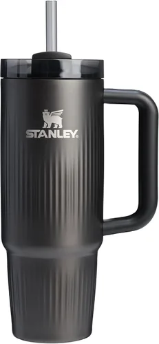 Miniatura 161 de Stanley Quencher H2.0 - Vaso de acero inoxidable con asa, pajilla y tapa FlowState giratoria de 3 posiciones; aislamiento térmico, sin BPA; apto