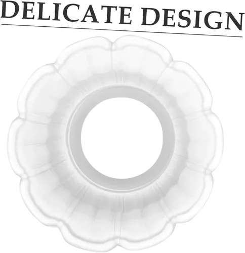 Miniatura 3 de VILLCASE Pantalla de techo para pantalla de mesa, pantalla de repuesto para lámpara decorativa en forma de flor