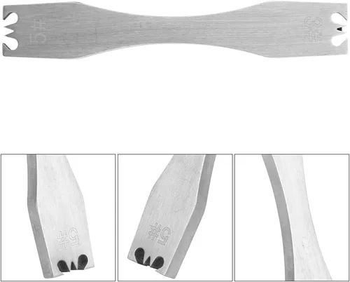 Miniatura 6 de Juego de removedor de dientes con cremallera, removedor de engranajes de cremallera, removedor de dientes con cremallera, juego de removedor