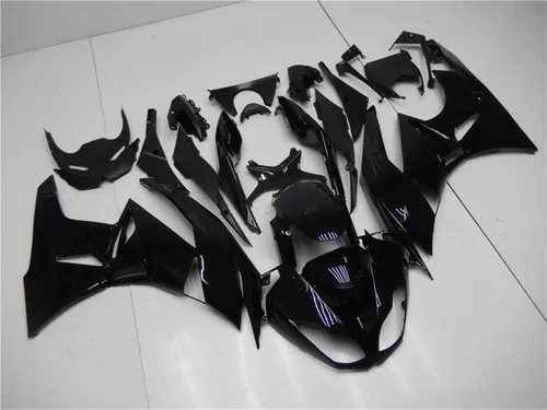 Miniatura 3 de US STOCK - Carenado negro brillante apto para 2009-2012 ZX6R 636 ZX-6R inyección ABS plásticos posventa carrocería 2010 2011 09 10 11 12