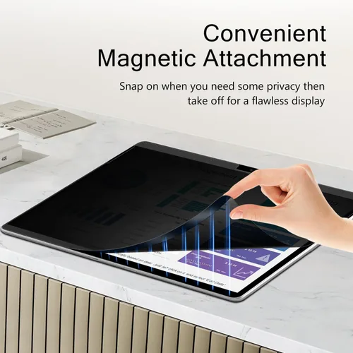 Miniatura 2 de PYS Pantalla magnética de privacidad para Microsoft Surface Pro 7 Plus, Pro 7, Pro 6, Pro 5, Pro 4, Pro 3 – Protector de pantalla de privacidad