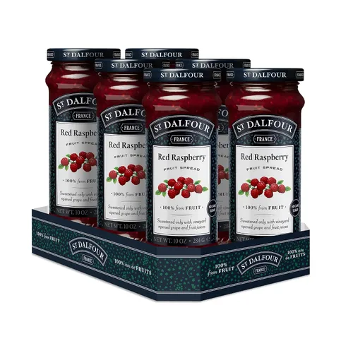Miniatura 48 de St. Dalfour Untable de frutas de arándanos, 10 onzas, 100% de frutas, sin ingredientes artificiales, sin OMG, sin azúcar de caña, todo natural