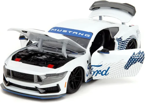 Miniatura 5 de Jada Big Time Muscle 1:24 2024 Ford Mustang GT Dark Horse - Auto fundido a presión, juguetes para niños y adultos