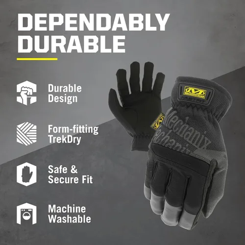 Miniatura 2 de Mechanix Wear: FastFit Work Glove with Elastic Cuff for Secure Fit, Performance Gloves for Multi-purpose Use