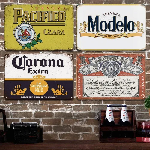 Miniatura 10 de Letreros de bar, carteles de cerveza para cueva de hombre, letreros de cerveza, decoración de garaje, decoración de bar, 8 x 12 pulgadas, póster