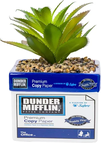 Miniatura 2 de Silver Buffalo The Office Dunder Mifflin - Caja de papel decorativa artificial de cerámica