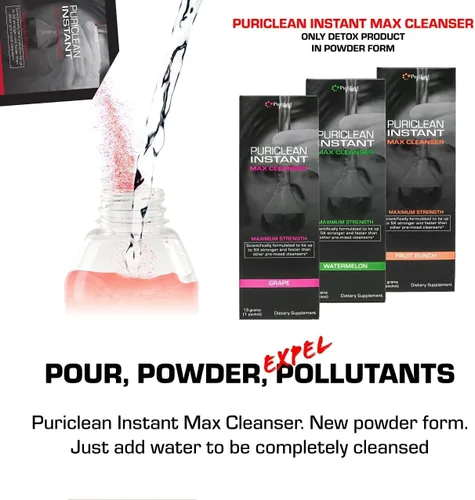 Miniatura 9 de Puriclean Instant MAX Cleanser - Máxima fuerza, 0.35 onzas de limpiador - Descarga rápida, 5 veces más fuerte y más rápido que otros limpiadores