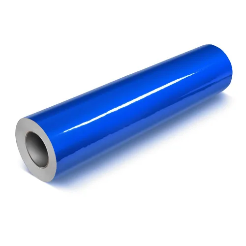 VViViD DECO65 - Rollo de vinilo adhesivo permanente azul reflectante de 12 pulgadas x 4 pies, incluye hoja de papel de transferencia de 12 x 12