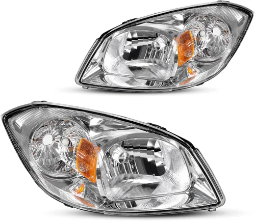Miniatura 9 de DWVO Conjunto de faros delanteros compatible con Chevy Cobalt 2005-2010/Pontiac Pursuit 2005-2006/Pontiac G5 2007-2009 para el lado del conductor