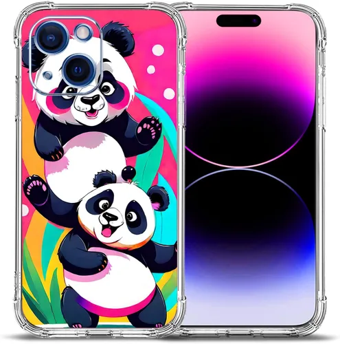 Miniatura 9 de Funda para iPhone 15, colorida mariposa flores protección contra caídas a prueba de golpes TPU cuerpo completo protector resistente a los arañazos