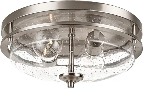Miniatura 7 de Edwarmlux Luces de techo de montaje empotrado, 2 luces de granja cerca del techo, lámpara de techo industrial para cocina, pasillo, dormitorio, sala