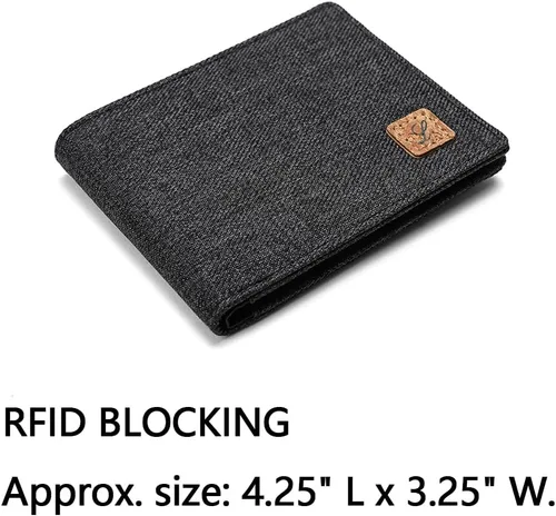 Miniatura 69 de Lanyani Carteras RFID Bifold Simple
