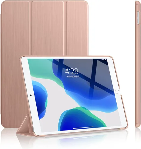 Miniatura 18 de Soke Funda para iPad de 9ª/8ª/7ª generación 2021/2020/2019, [soporte tríptico delgado + activación/suspensión automática], cubierta trasera