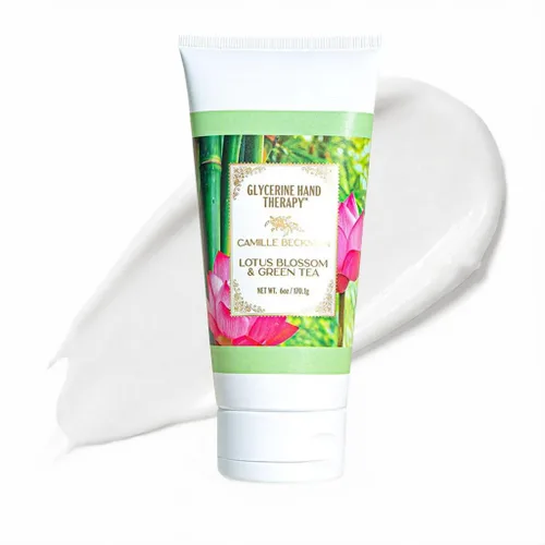 Miniatura 24 de Camille Beckman Crema de terapia de manos de glicerina, miel toscana, 8 onzas
