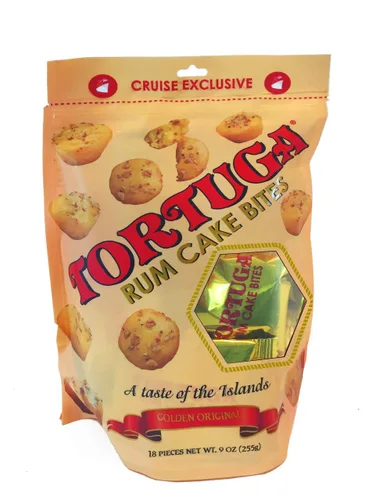 Miniatura 2 de TORTUGA Bocaditos de pastel de ron gourmet con nueces, el regalo gourmet premium perfecto para rellenos de calcetines, cestas de regalo y regalos