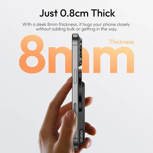 Miniatura 4 de ULANZI MA60 - Soporte magnético de trípode para iPhone - Mini trípode de smartphone de aluminio para teléfono celular, soporte de bolsillo