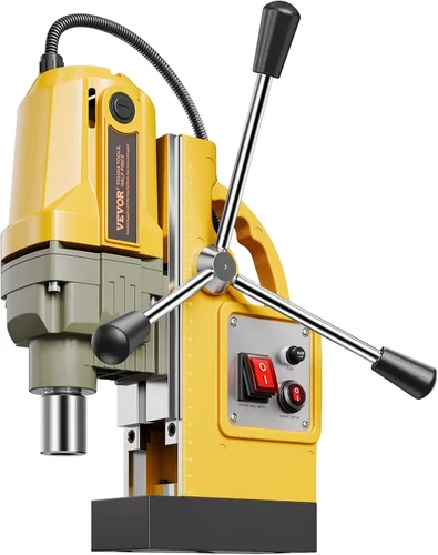 Miniatura 9 de VEVOR Taladro magnético, motor de 1400 W de diámetro de taladrado de 1.6 pulgadas, prensa eléctrica portátil de 2810 lbf, velocidad sin carga de 800