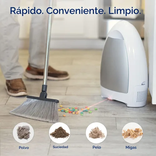 Miniatura 2 de EyeVac Aspiradora sin contacto para el hogar con recogedor automático - Excelente para barrer pelo de mascotas, comida y suciedad en la cocina