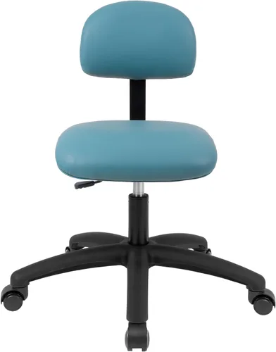 Miniatura 22 de Serie FSS Silla de asiento cuadrado de altura baja (43.2 cm - 55.9 cm) de asiento. Vinilo de tela - para oficina, garaje, escritorio, taller