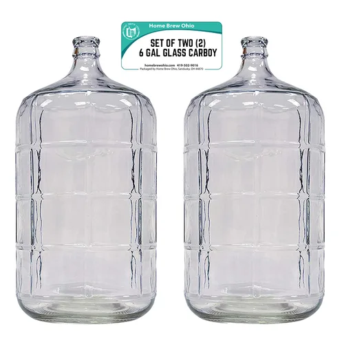 Miniatura 2 de Home Brew Ohio Juego de 2 carboy de vidrio de 6 galones
